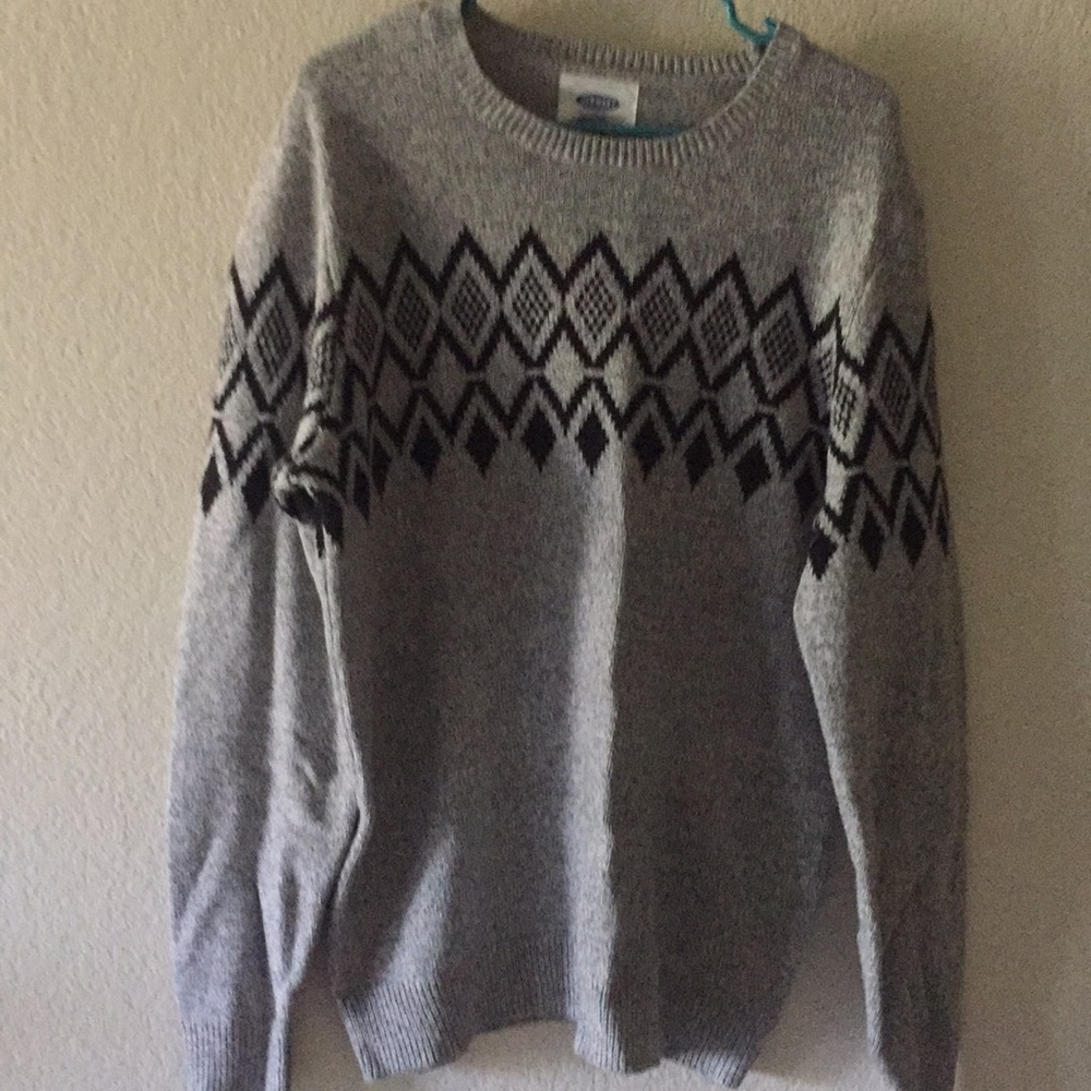 Brand New Grey Crewneck Pullover Sweater